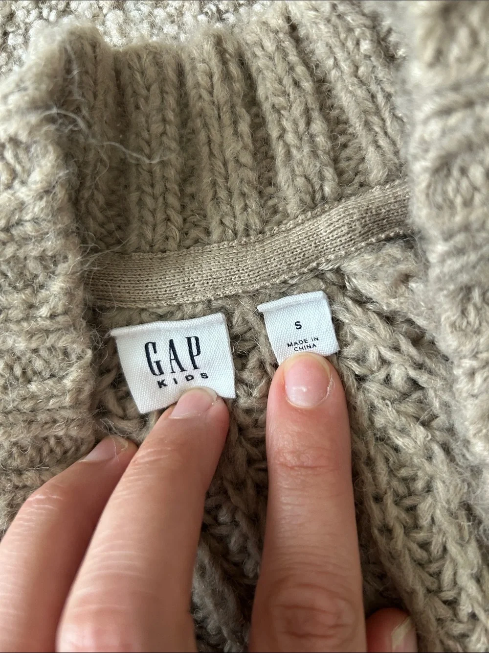 Girls GAP Chunky Cardigan